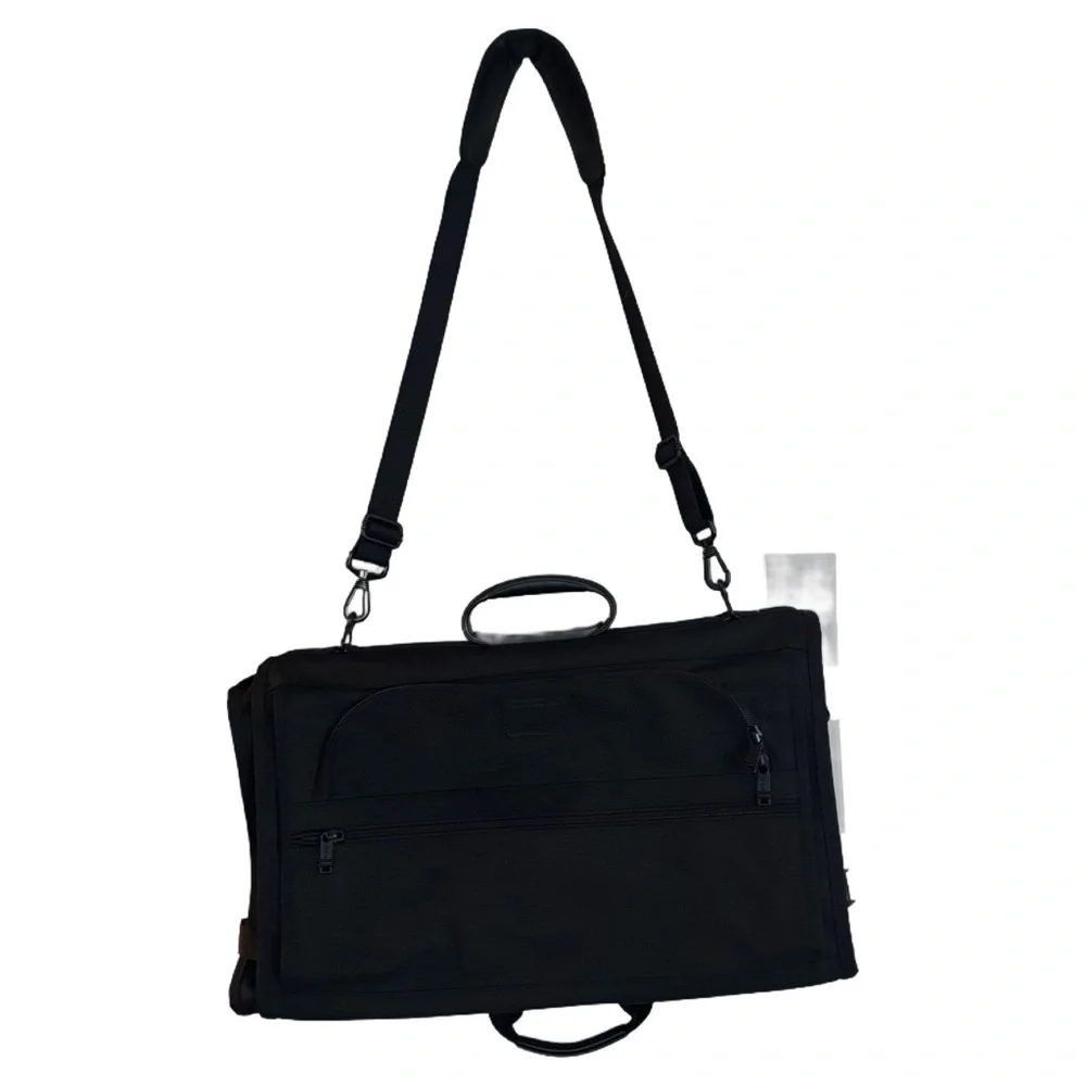 TUMI Garment Bag Travel Black Luggage Cover Full Suits Bifold Nylon 234D3